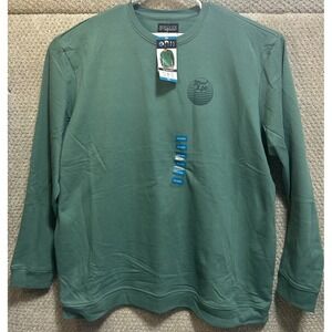 Reel‎ Life Point Breeze Crew Sweatshirt Long Sleeve Green Men's Size 2XL NWT